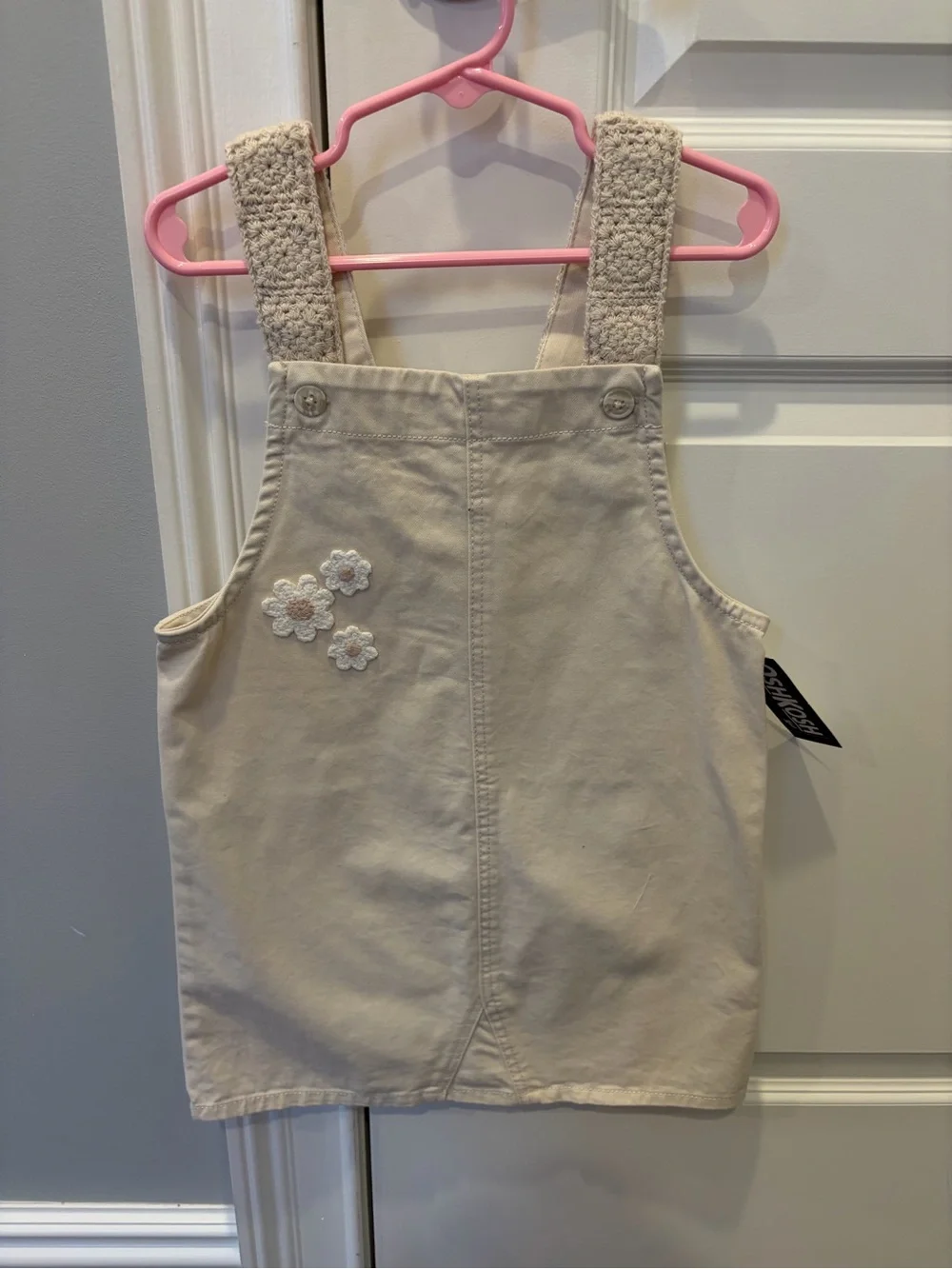 cream overall dress Corduroy Maternity Short Overalls  PinkBlush Ride easy and roam wild in the Wild Sage Wide OshKosh B'gosh Cream Overall Dress